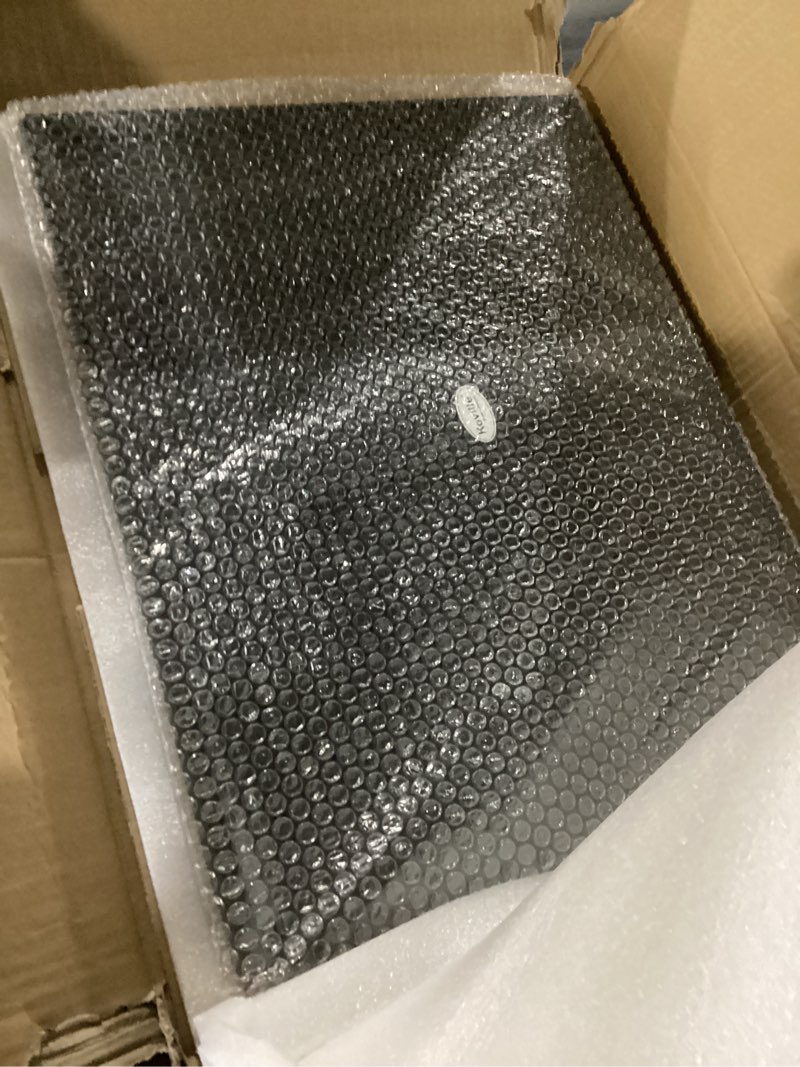 Condition photo showing New/Like New for diflart natural granite cuttings board for kitchen, 16x20 inch, black, stone pastry slab large with non-slip feet for baking, cheese, charcuterie, dough, chocolate, pack of 1 piece 20"l x 16"w gray