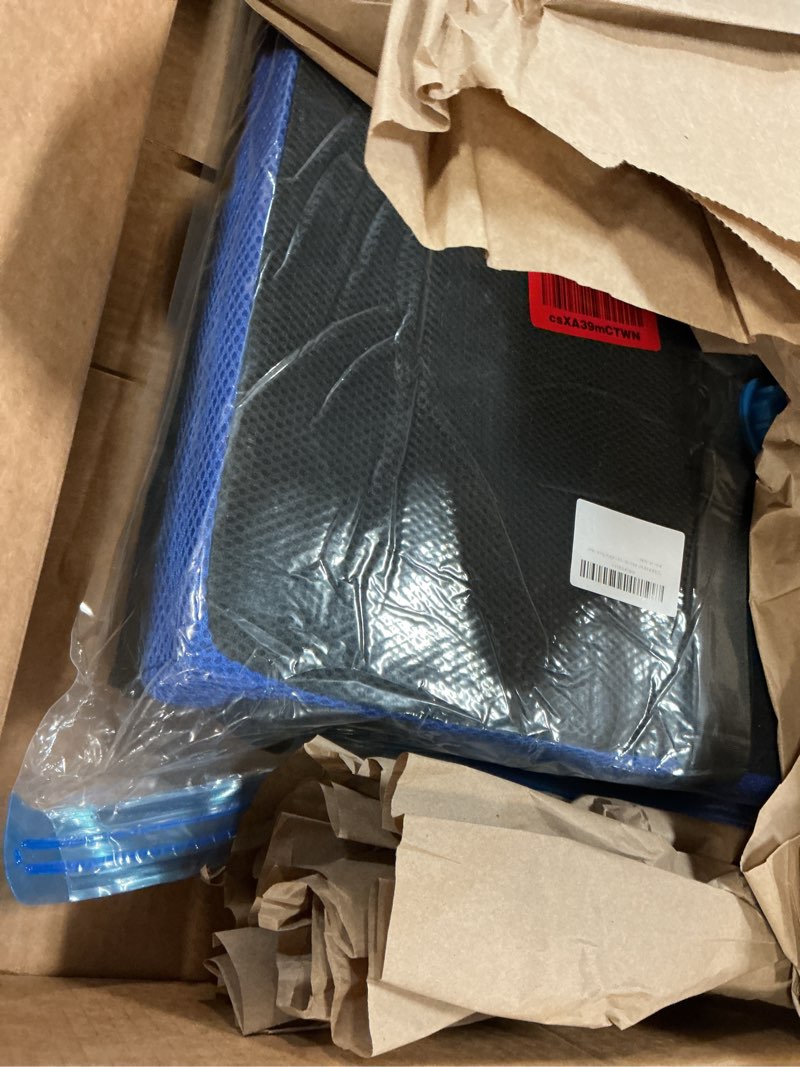 Condition photo showing Good Condition for soft wheelchair seat cushion for adults washable wheelchair cushions for seniors wheelchair pads cushions thick for seat non-slip and lumbar support (black + blue)