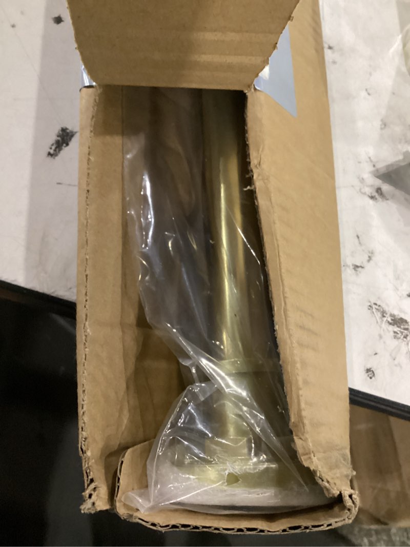 Condition photo showing New/Like New for briofox industrial shower curtain rod - 2-in-1 design tension curtain rod - rustproof non-slip 43 to 72 inch metal steel, light gold window curtain rod 43-72 inches light gold