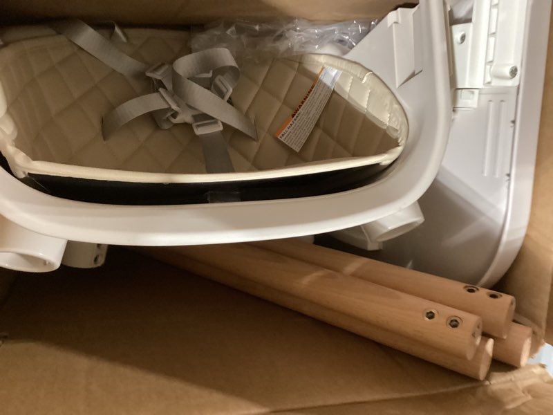 Condition photo showing Good Condition for Fodoss 3-in-1 Wooden High Chair for Babies and Toddlers,Convertible Easy Clean Infant Highchair,Modern Design Silla para Comer De Bebe Elegant Beige