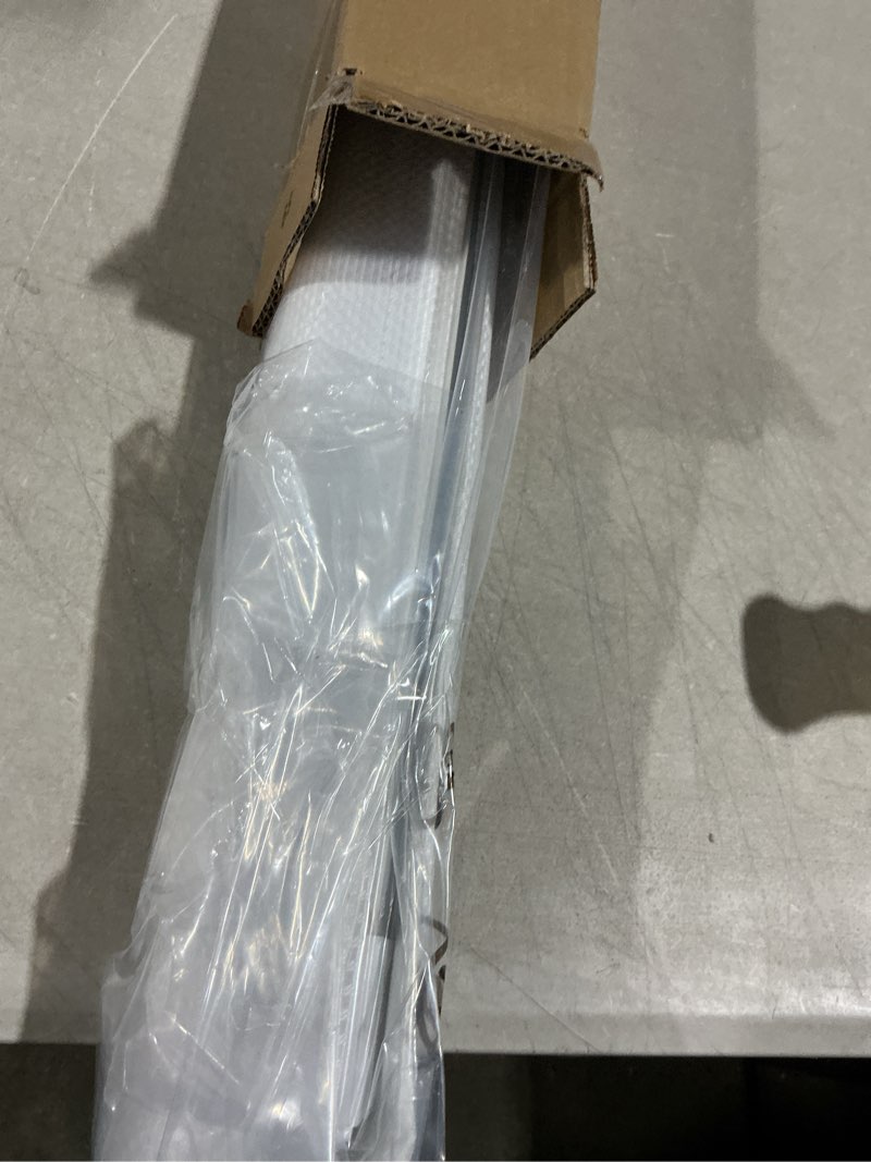 Condition photo showing As Is for lazblinds cordless roman shades - no drill easy install light filtering window blinds, thermal insulated room darkening with uv blocking for bedroom/living room, window size 32" w x 48" h, white white 32"w x 48"h