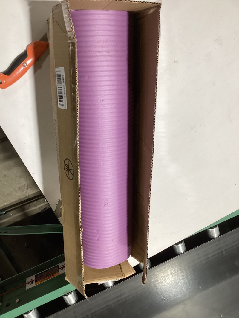 Fitvids 1/2-Inch Thick High Density Foam Exercise Yoga Mat with Carrying Strap, For Cushioning The B