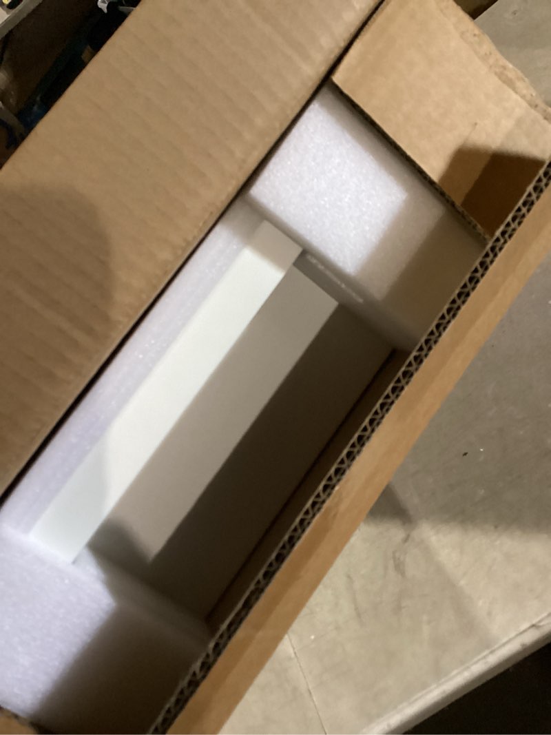 Condition photo showing New/Like New for idyllor recessed medicine cabinet no mirror - 14x24 bathroom storage wall cabinet with 2 shelves, 304 stainless steel shower niche, matte white waterproof for bathroom, toilet, vanity matte white 14"x 24"