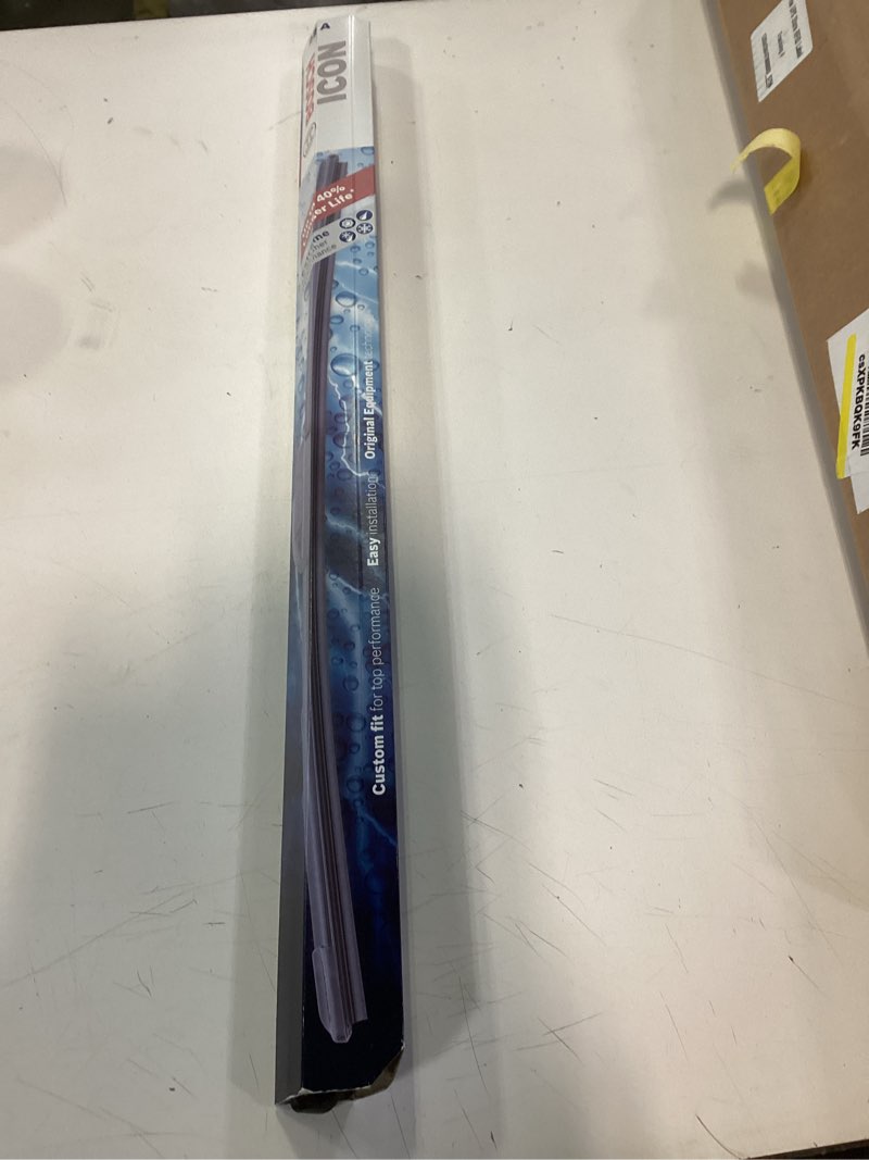 Condition photo showing Good Condition for BOSCH 26A16A ICON Beam Wiper Blades - Driver and Passenger Side - Set of 2 Blades (26A & 16A) 2-Pack ICON Combo Pack (Front)