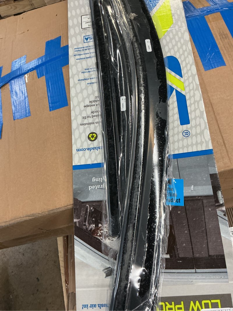 Condition photo showing As Is for Auto Ventshade [AVS] Low Profile Ventvisor / Window Deflectors | Fits 2024 Chevrolet Trax, 4 pcs. | Dark Smoke - 894116