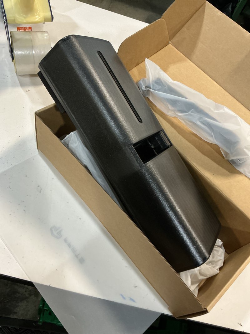 Condition photo showing New/Like New for tparts hidden magnetic under screen storage box for tesla model 3 highland 2024+/model y juniper 2025+, console organizer dashboard tissue holder with warm white light (standard/premium/performance) m3 highland (24+)/my juniper (25+) standard plus with led