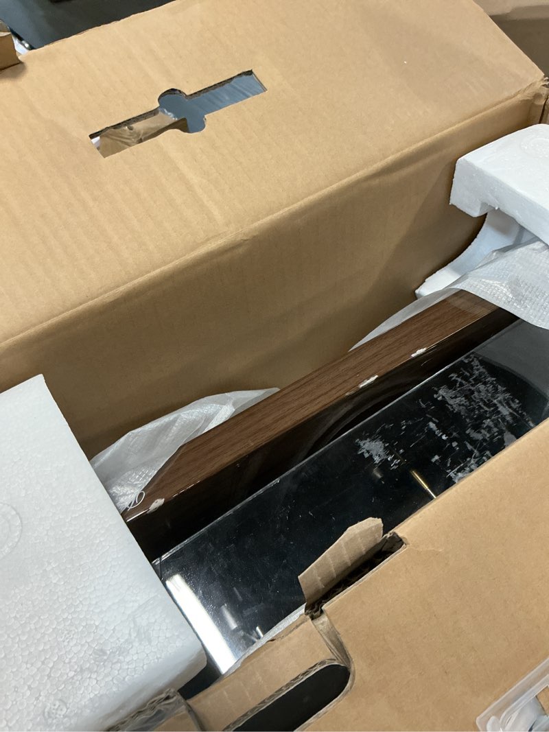 Condition photo showing As Is for crosley c100a-si belt-drive turntable record player with adjustable counterweight, silver