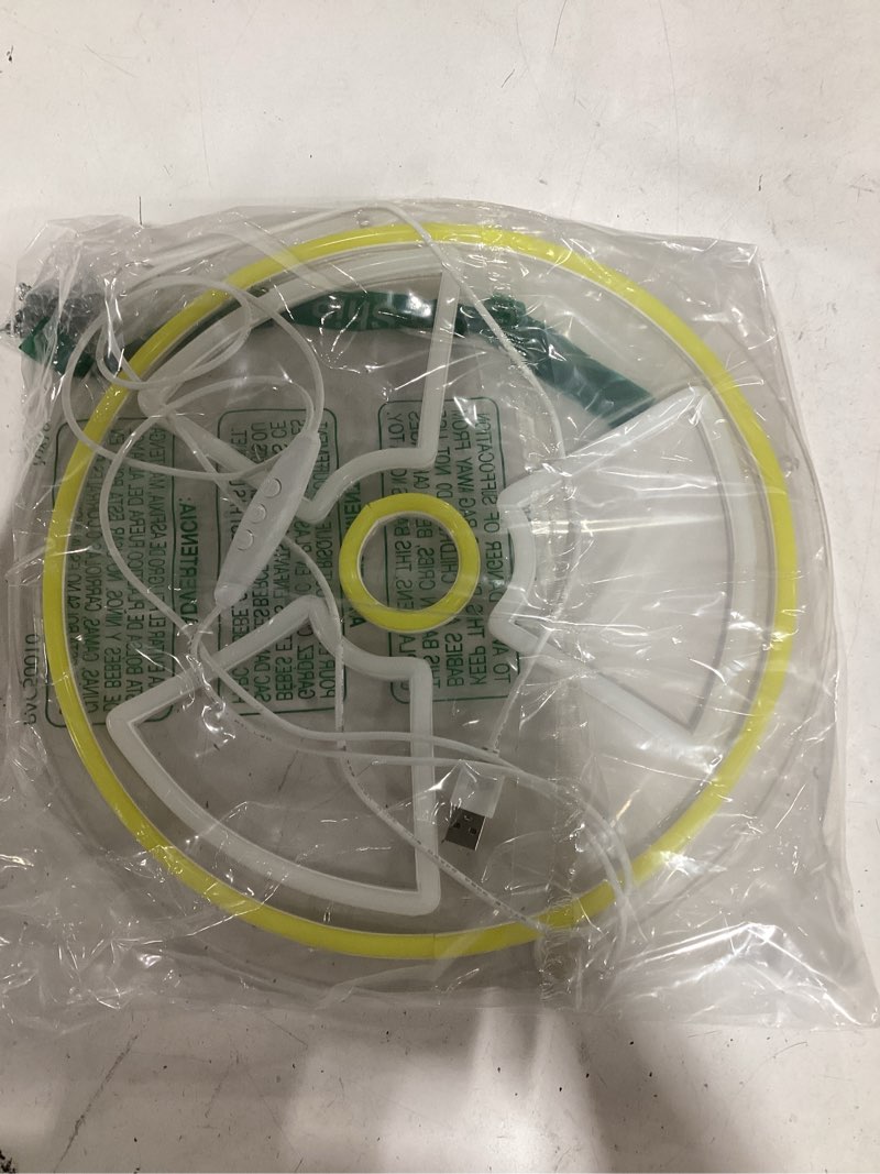 Condition photo showing Good Condition for nuclear radiation marker neon sign for wall decor,led nuclear radiation neon lights for bedroom gaming room, dimmable game neon signs suitable for christmas birthday party gift12.2*12.2 inch t-lemon