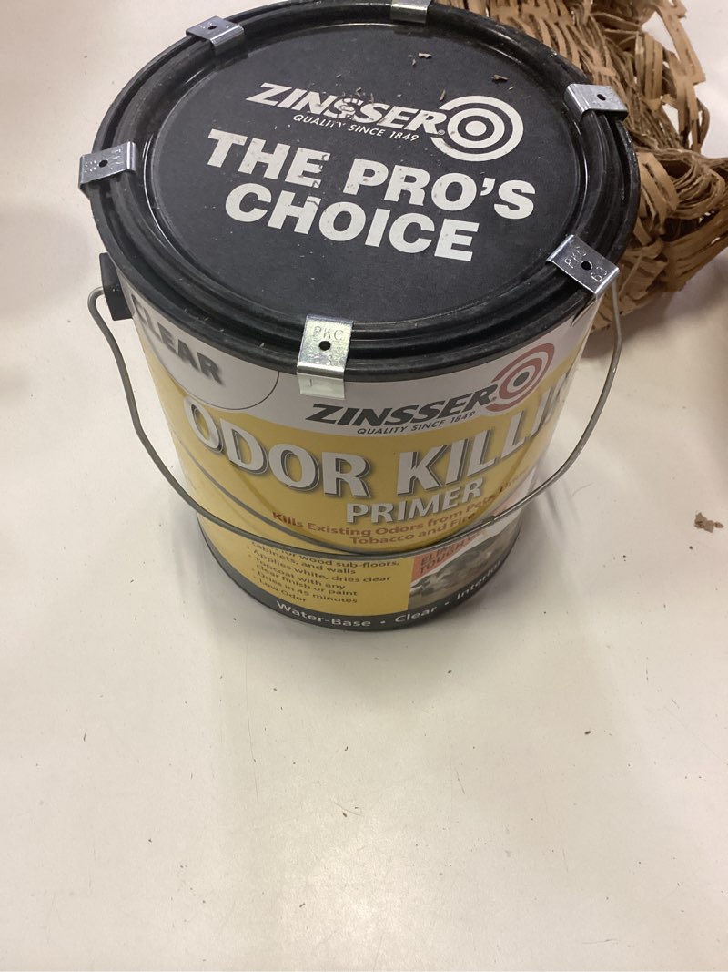 Condition photo showing Good Condition for rust-oleum zinsser 307648 odor killing primer, white, quart
