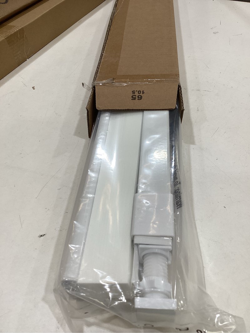 Condition photo showing Good Condition for lazblinds cordless cellular shades, no tools no drill light filtering honeycomb shades pleated blinds for windows, 26'' w x 64'' h, white light filtering-white 26'' w x 64'' h