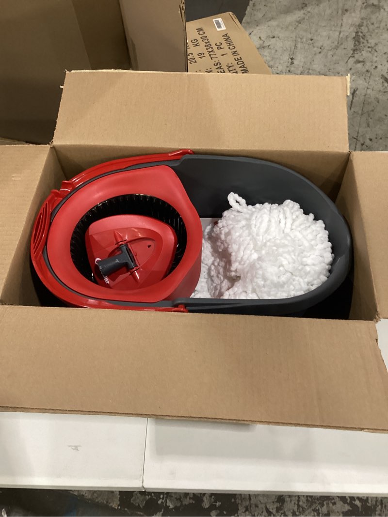 Microfiber easywring spin mop & bucket system