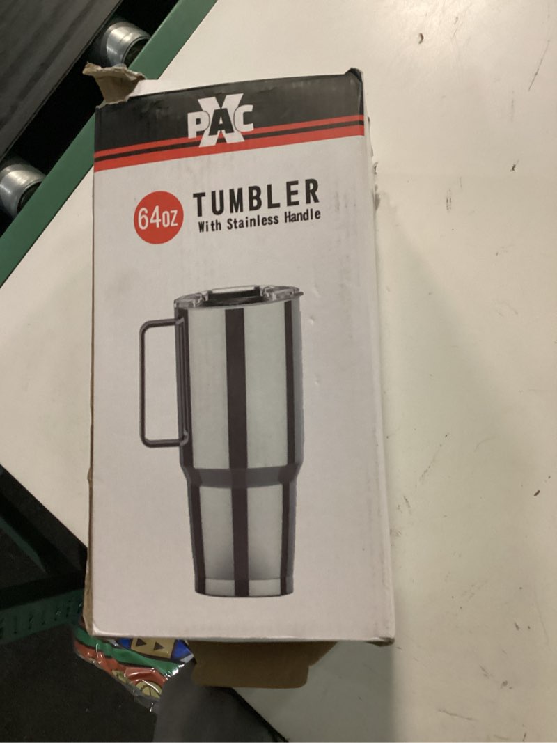 Condition photo showing Good Condition for  pac brand tumbler 64oz stainless steel container with a handle