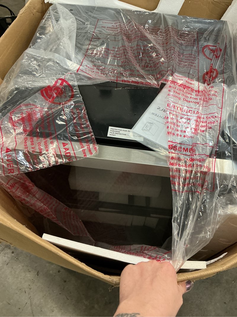 Condition photo showing As Is for 128 CAN BEVERAGE CENTER-FULL STAINLESS DOOR