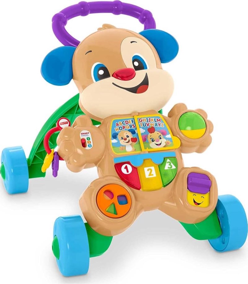 fisher-price laugh & learn smart stages puppy walker | baby toy