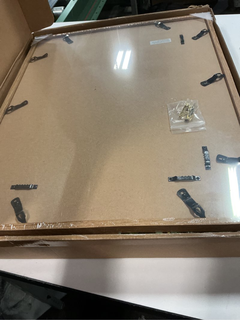 Condition photo showing New/Like New for Fun Memories 16x20 Picture Frames Set of 3, Solid Oak Wood Picture Frame 16 by 20, 16x20 Frame with Mat for 11x14, 16 x 20 Frame with Tempered Glass, 16"x20" Poster Frame Oak 16x20 - 3P