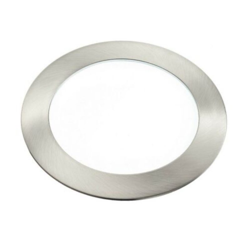 Case Pack of 20, SUNSET Lighting K8208-80 8\\\" Decorative Metal Trim in Satin Nickel for F8208-30