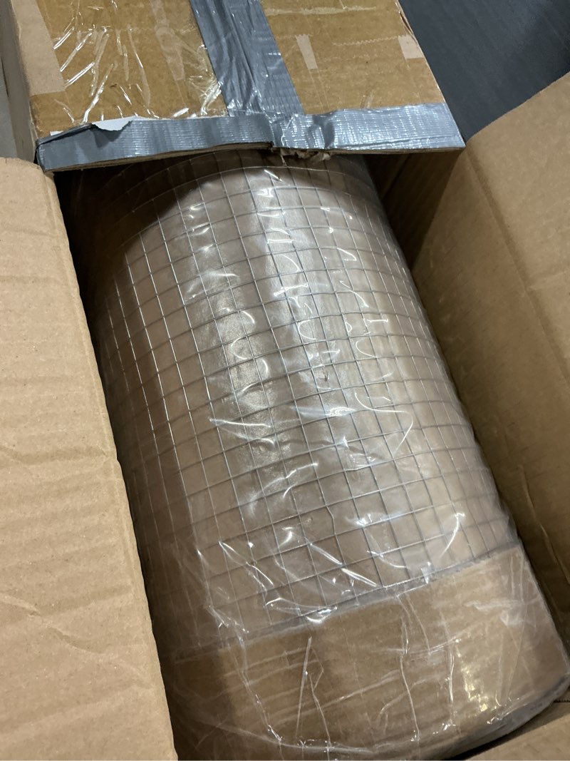 Condition photo showing New/Like New for tatuo hardware cloth 1/2 inch 36in x 100ft hot dip galvanized after welded cage mesh rolls 21 gauge metal chicken wire roll wire fencing poultry netting for raised garden rodent animals 36in x 100ft silver