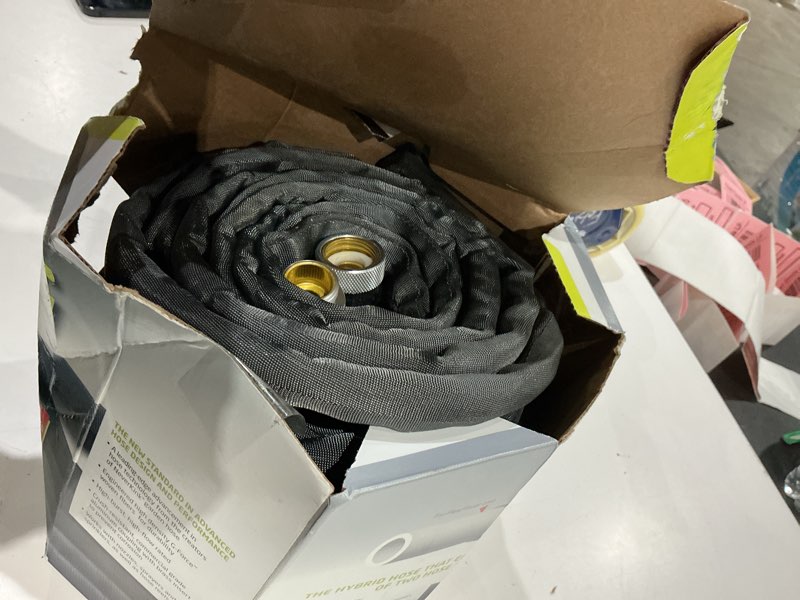 Condition photo showing As Is for teknor apex zero-g 5/8 in. d x 100 ft. l heavy duty commercial grade garden hose