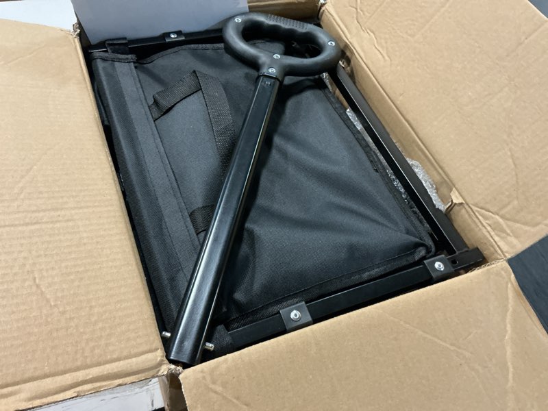 Condition photo showing Good Condition for collapsible wagon with wheels, 220 lbs wagons carts foldable wagon cart with flexible handle, lightweight portable folding utility grocery shopping cart for grocery sports garden camping