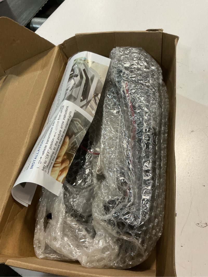 Condition photo showing Good Condition for led turn signal fang lights, accent lights utv drl daytime running light with white yellow light for can am defender & defender max 2020+ / commander & commander max 2021+ accessories(2pcs) white & yellow