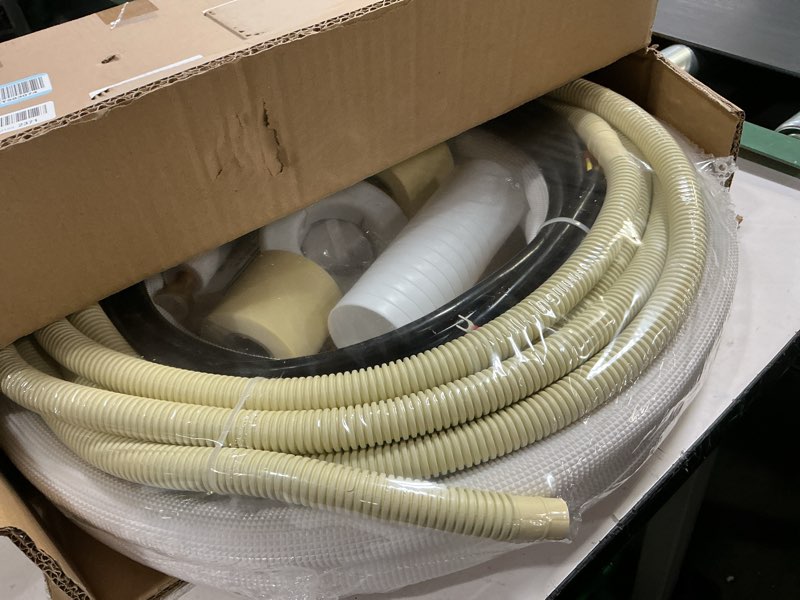 Condition photo showing New/Like New for 16 ft mini split line set 3/8? + 1/4? triple-layer insulated, pre-flared, leak-proof tubing kit for home, office & workshop ductless ac & heat pump systems?99.9% copper? 16ft length 1/4" & 3/8"
