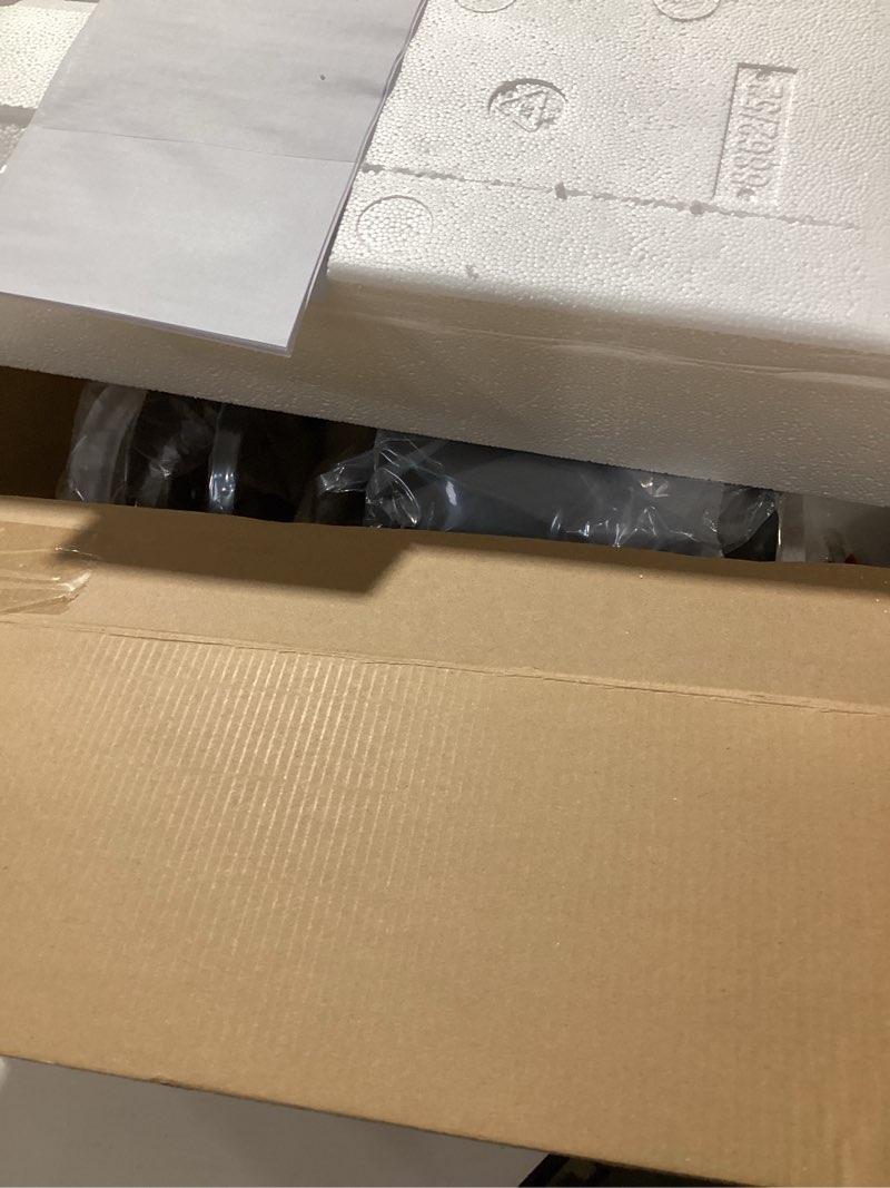 Condition photo showing Good Condition for Fanbulous 52" Ceiling Fans with Lights and Remote Control,Modern Flush Mount Ceiling Fan with 3 LED Colors,Outdoor Low Profile Ceiling Fans with 6-Speeds Timer DC Motor for Bedroom Living Room Patio Walnut With Light