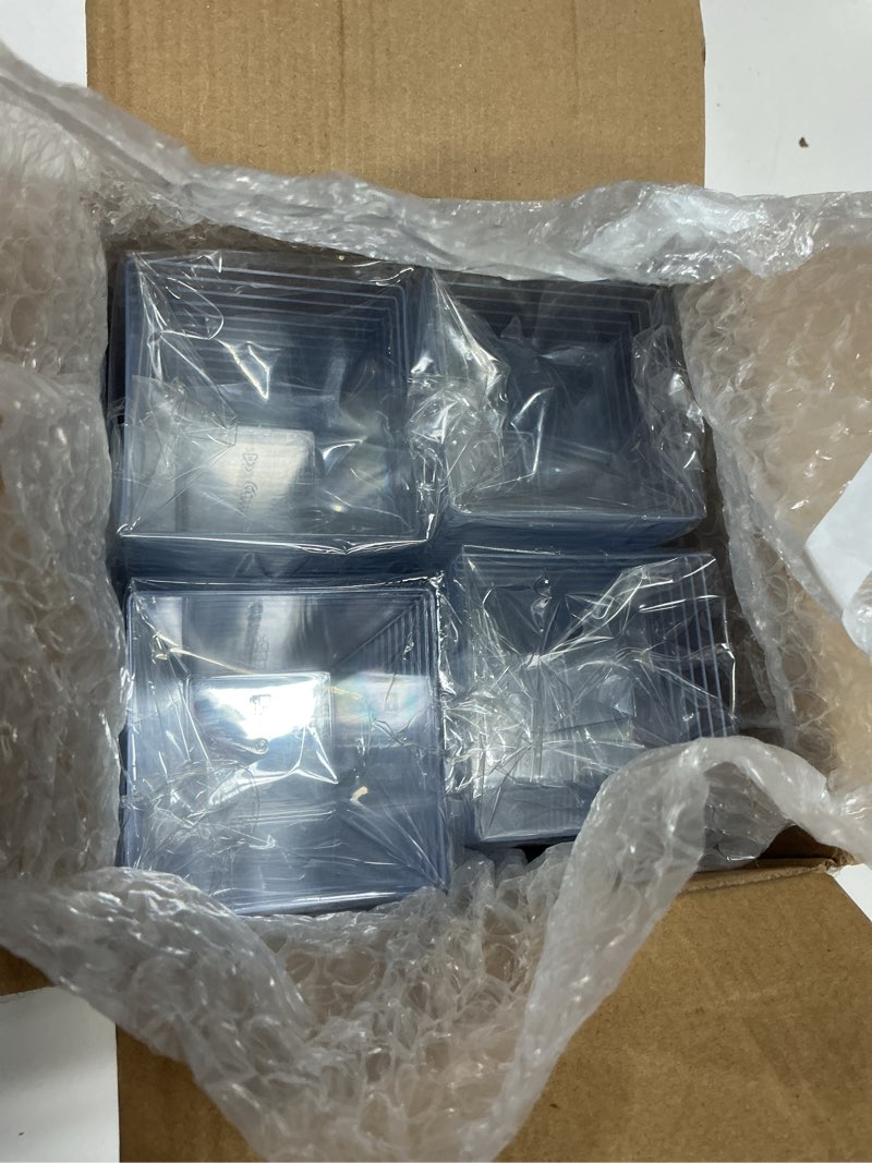 Condition photo showing Good Condition for supernal 8oz Square Plastic Dessert Cups,Disposable Square Cups,Clear Dessert Cup 100pcs,Plastic Parfait Appetizer Cup Perfect for Birthday,Party,Wedding 8oz Square Plastic Mini Dessert Cups