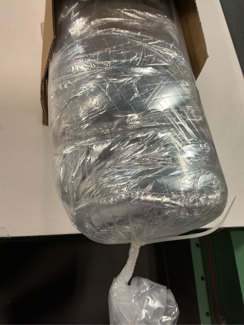 Condition photo showing As Is for 4Inch 25 Feet R4.2 Insulated Flexible Duct | High-Efficiency Thermal Insulation | Suitable for Heating & Cooling