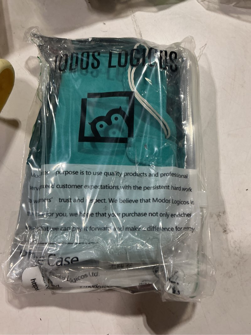 Condition photo showing New/Like New for similiar product bluemodos logicos case for samsung galaxy s20, [detachable wallet folio][2 in 1][zipper cash storage][up to 14 card slots 1 photo window] pu leather purse with removable inner magnetic tpu case - teal teal s20