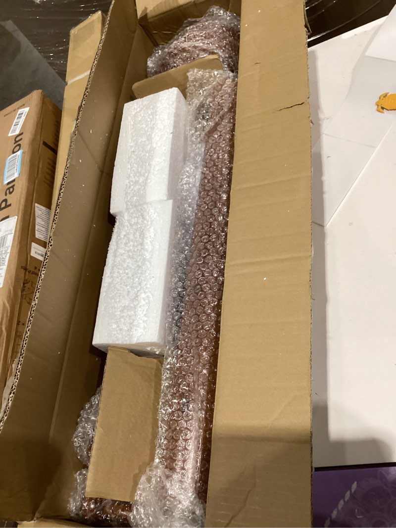 Condition photo showing New/Like New for wood coat rack freestanding, solid wooden hall tree with 8 hooks, coat tree freestanding heavy duty with stable base, entryway hallway bedroom office use, 240lbs load capacity h:71.6in (natural)