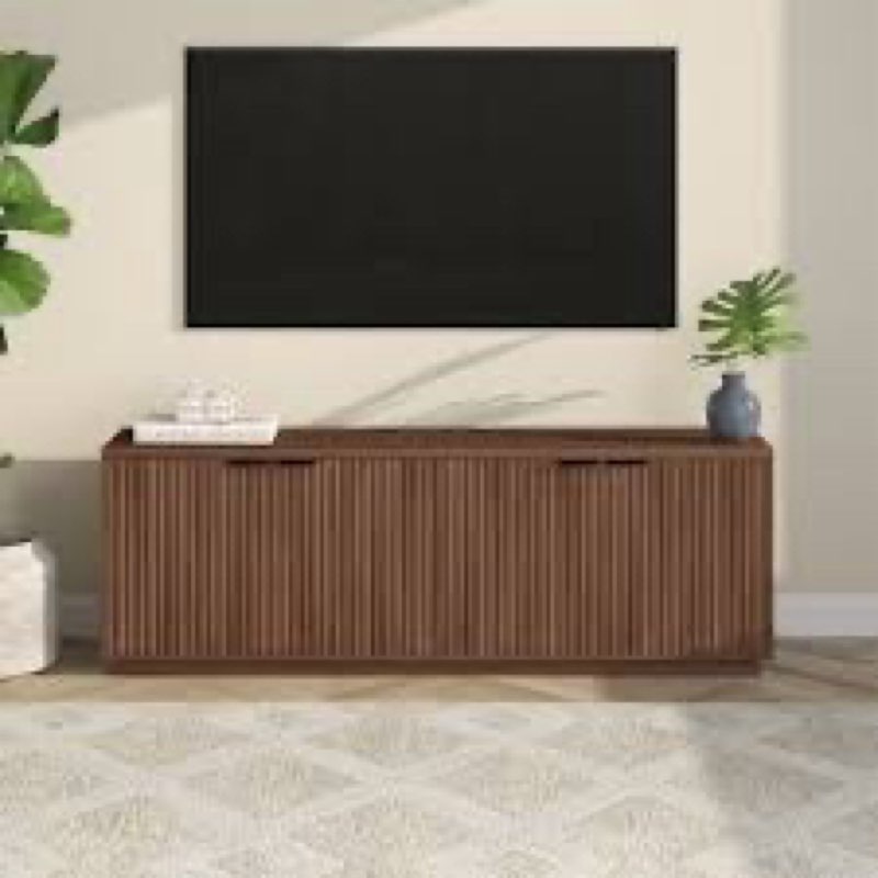 Tv console in satin walnut finish *similar to stock photo* 