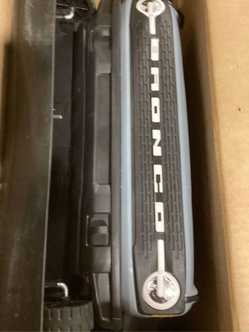 Condition photo showing Good Condition for Bright Starts Ford Bronco 4-in-1 Blue Grey Baby Activity Center & Push Walker with Removable Interactive Steering Wheel -Toy, 6 Months and up Area 51 Blue Bronco