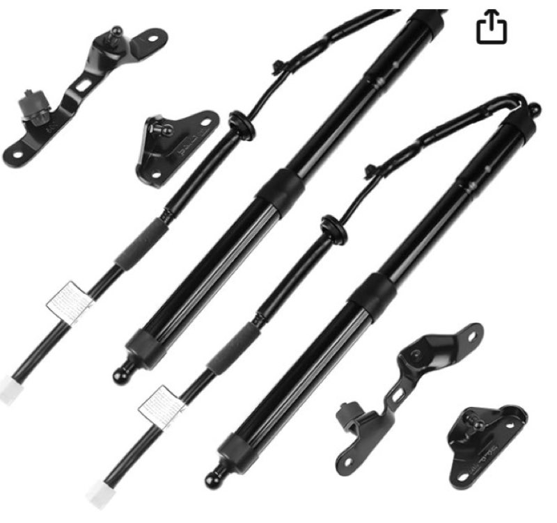 autoexact power liftgate struts fit for 2013-2018 toyota rav4, electric tailgate lift support, rear hatch trunk struts shock, aircraft-grade aluminum, replaces 6892009010 6891009010, left & right pair