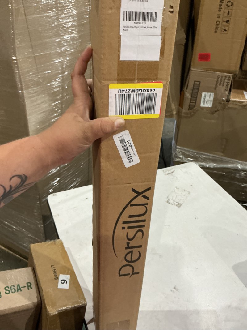 Condition photo showing New/Like New for persilux free-stop cordless light filtering window shades for home (cream 31" w x 72" h) natural woven fabric roller shades for windows, uv protection privacy roller blinds for windows, home, office