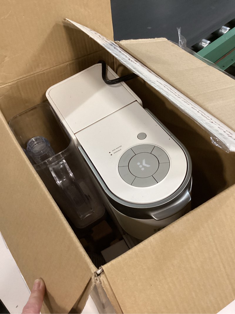 Condition photo showing As Is for Keurig K-Supreme Single Serve K-Cup Pod Coffee Maker, MultiStream Technology, 4 Brew Sizes, 66oz Dual-Position Removable Reservoir, White White Coffee Maker