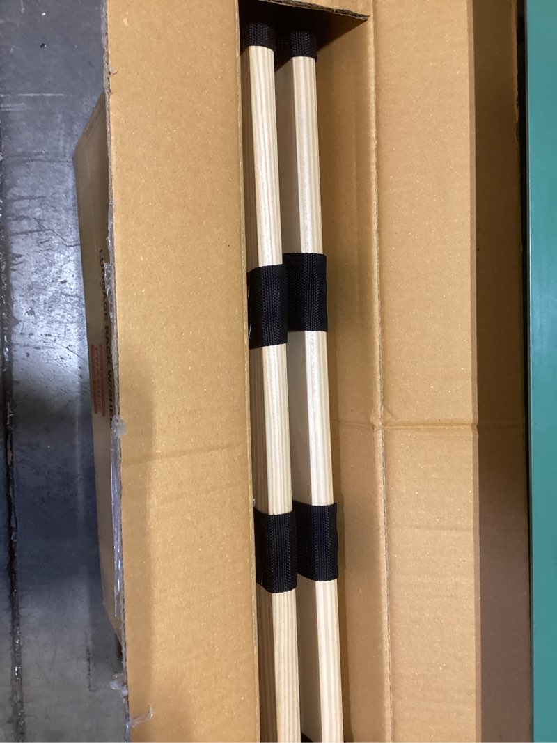 Condition photo showing New/Like New for casual home luggage rack with shelf, natural