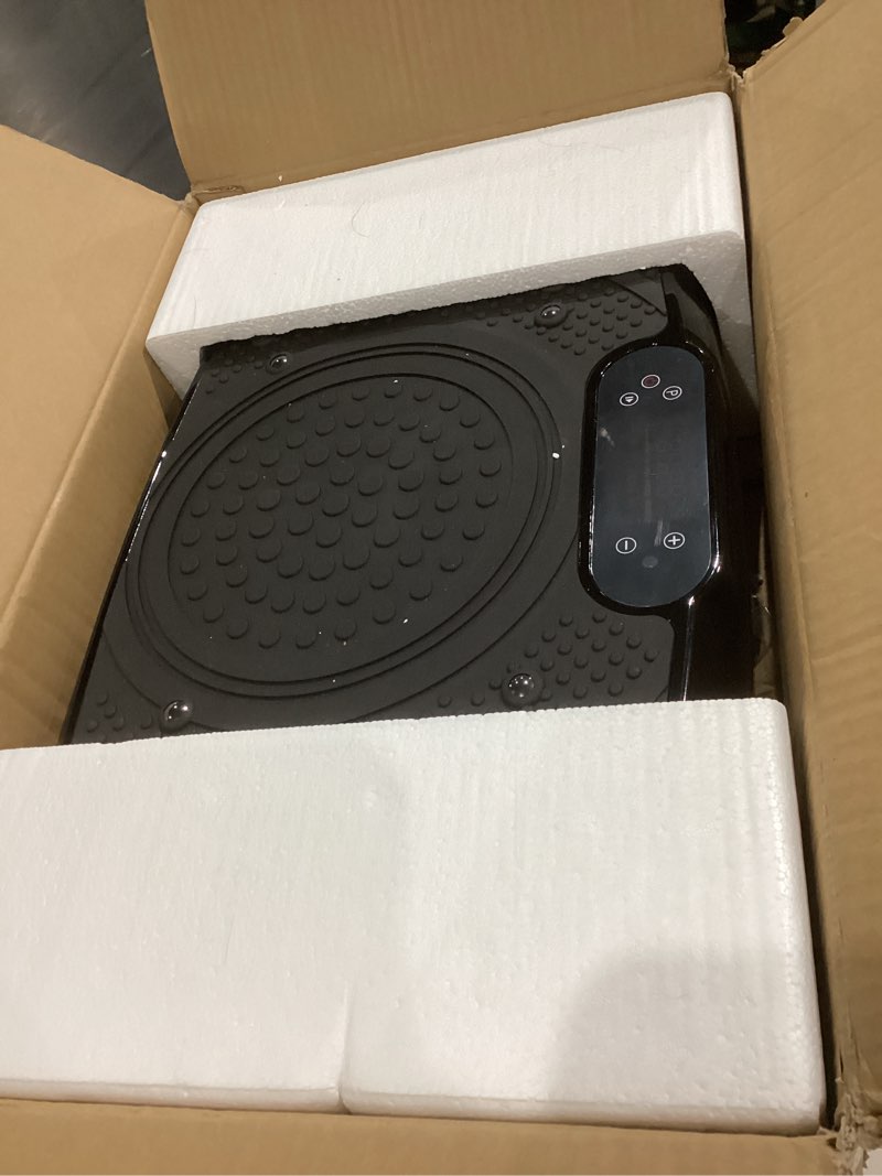 Condition photo showing Good Condition for Vibration Plate Exercise Machine: TISSCARE Vibrating Plates for Weight Loss and Lymphatic Drainage, 400lbs Shake Plate Whole Body Workout Platform for Home Fitness Fat Burner Gifts for Women Men Black