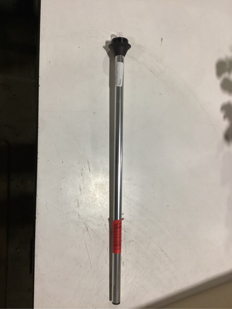 Condition photo showing As Is for attwood incandescent all-round frosted globe pole light, marine navigation light, white, 24 inch length, 5100-24-1 24"