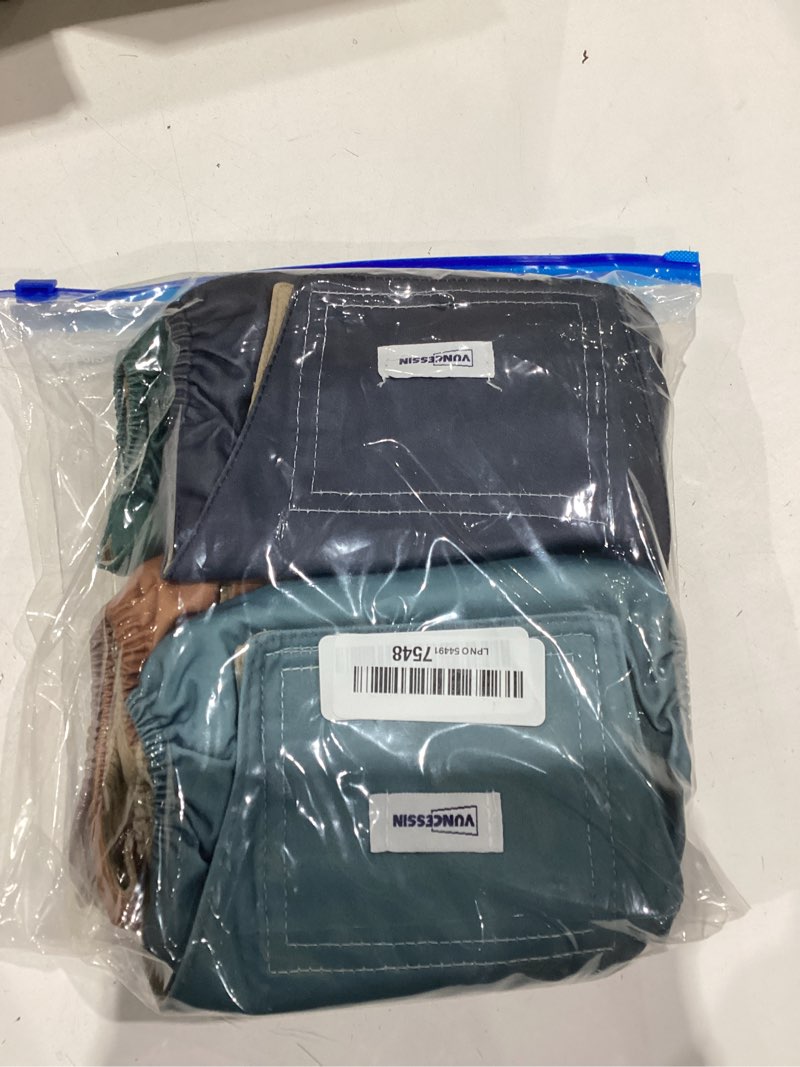 Condition photo showing Good Condition for reusable dog diapers male, premium washable belly bands for dogs medium, pack of 5, high absorbing dog wraps for doggie & puppy in incontinence or excitable urination and training(m) light solid color medium