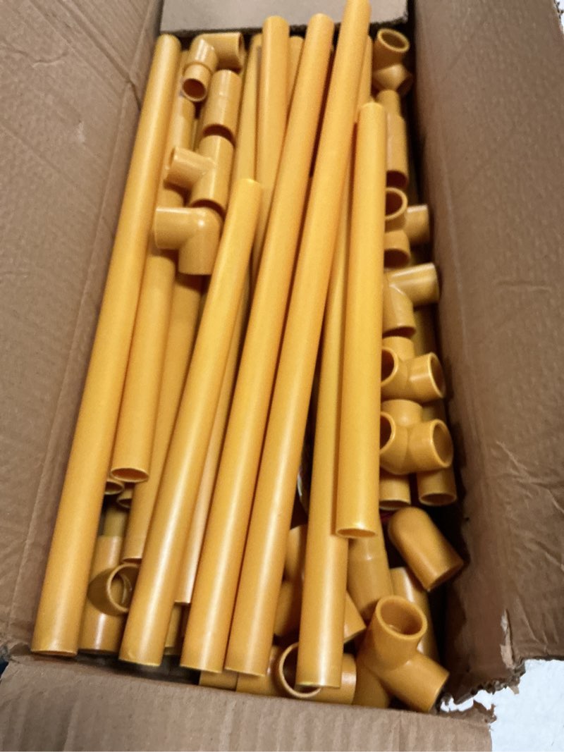 Condition photo showing As Is for Fun Express Pop Up Canopy 4x4 Small Pop Up - Carnival Circus Tent Canopy for Event Vendor Booth & Food Stand | Portable Party Tent for Outdoor Backyard Celebrations, VBS & Festival Decorations