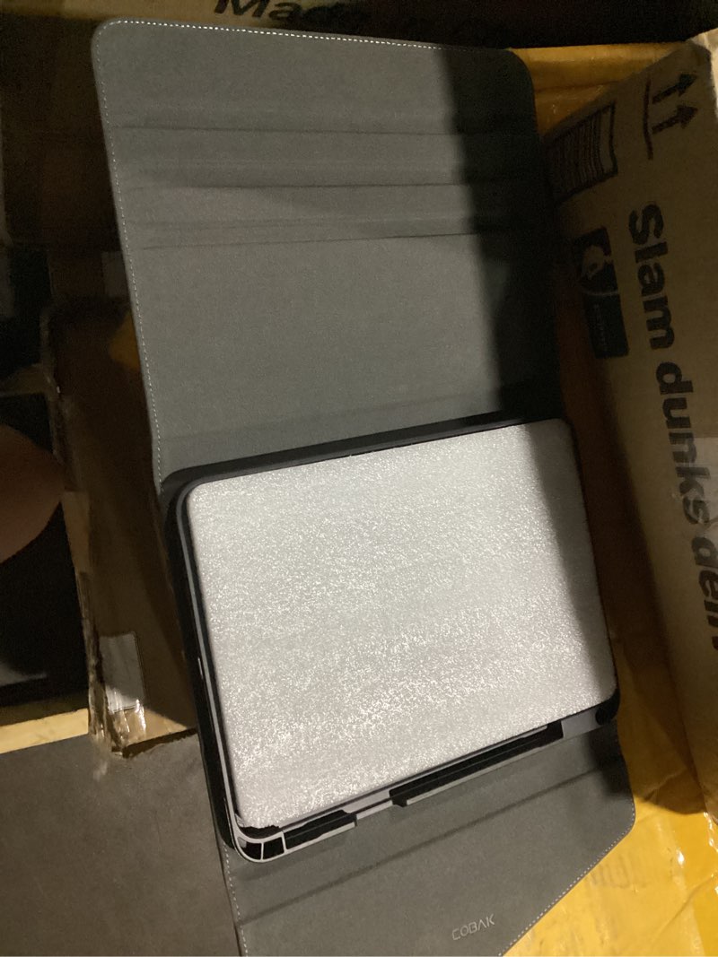 Condition photo showing As Is for similar to stock photo .. cobak premium pu leather case for 10.3\" remarkable 2 tablet (2020) - folder design, slim hard shell with pen holder,vintage green