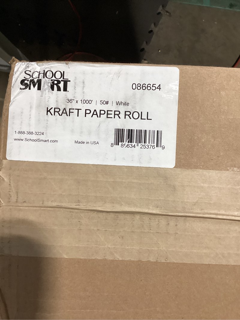 Condition photo showing New/Like New for school smart paper roll - 50 pound - 36 inch x 1000 feet - white