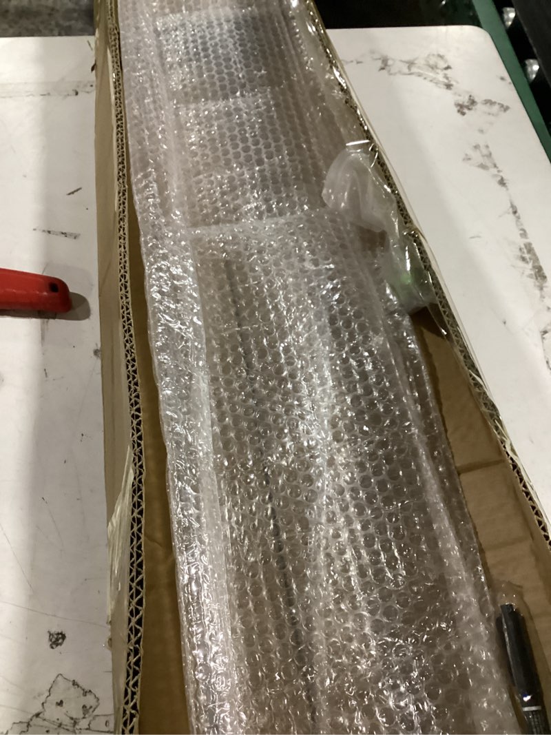 Condition photo showing As Is for clear shelf