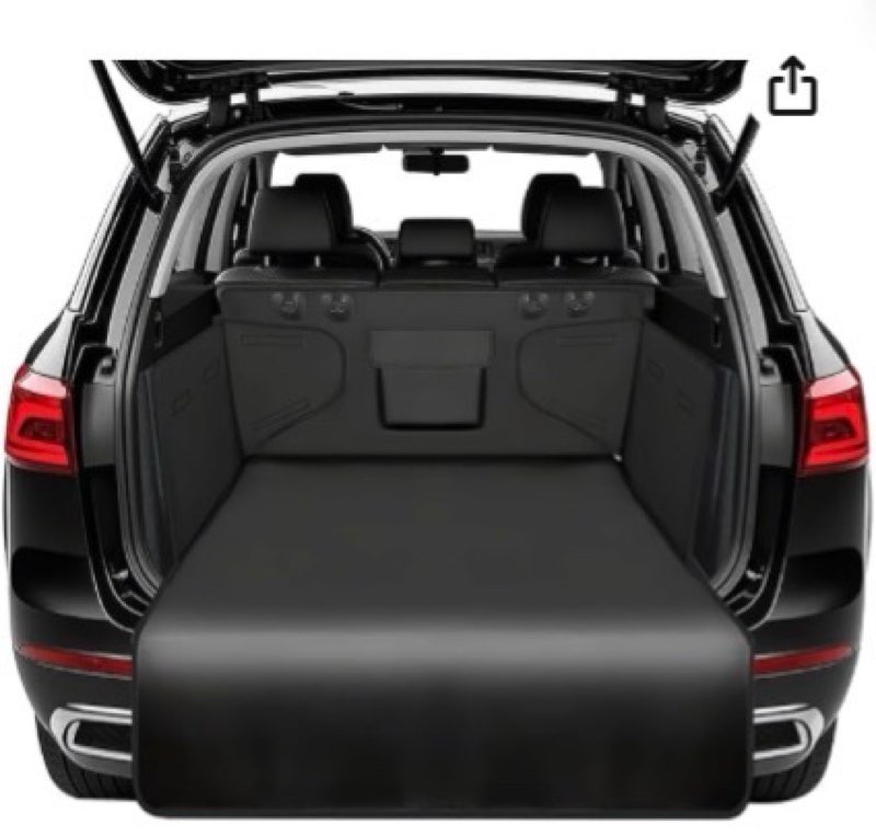 Cargo Liner for Dogs for Chrysler Pacifica 2017-2024, Waterproof Pet Cargo Cover Dog Seat Mat Pet Mat with Side Walls Dog Trunk Mat