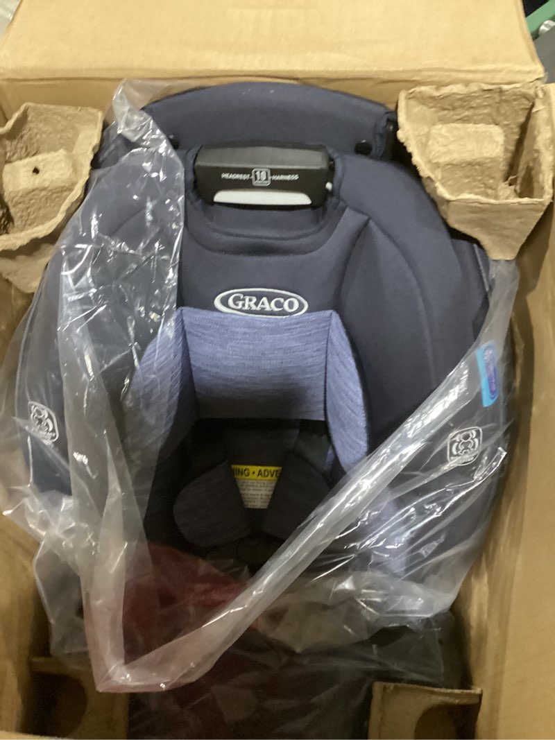 Condition photo showing Good Condition for graco turn2me 3-in-1 rotating convertible car seat, london, rear-facing rotation, forward-facing mode, highback booster up to 100 lbs, adjustable headrest & harness, steel reinforced frame turn2me 3-in-1 london 2.0