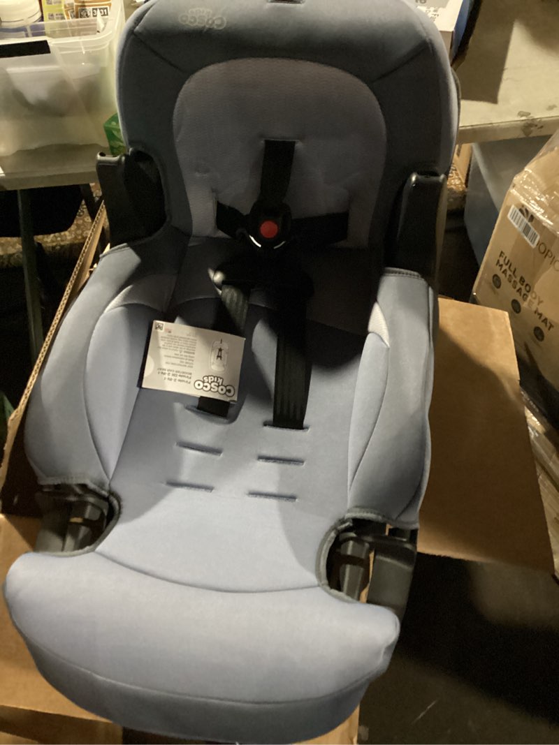 Condition photo showing New/Like New for Cosco Kids Finale DX 2-in-1 Booster Car Seat, Forward Facing Toddler Car Seat (40-65 lbs) and Belt Positioning High Back Booster (40-100 lbs), Organic Waves