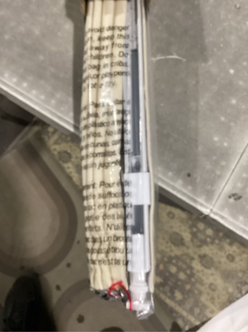 Condition photo showing Good Condition for LazBlinds No Drill Roman Shades for Windows, Cordless Light Filtering Window Shades with UV Protection, Polyester Fabric for Bedroom & Living Room, 30" W x 64" H, Cream Light Filtering - Cream 30"W x 64"H