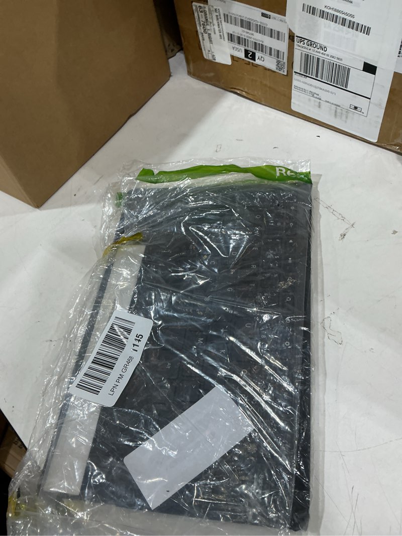 Condition photo showing New/Like New for type cover for microsoft surface pro 7 plus/pro 7, 12.3 inch, ultra-slim wireless tablet keyboard with multi touchpad bluetooth (black without backlit)