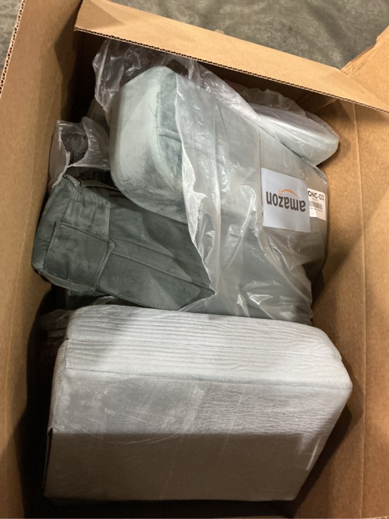 Condition photo showing As Is for 6pcs qirroboni orthopedic bed wedge pillow set, adjustable pillows for neck, bac