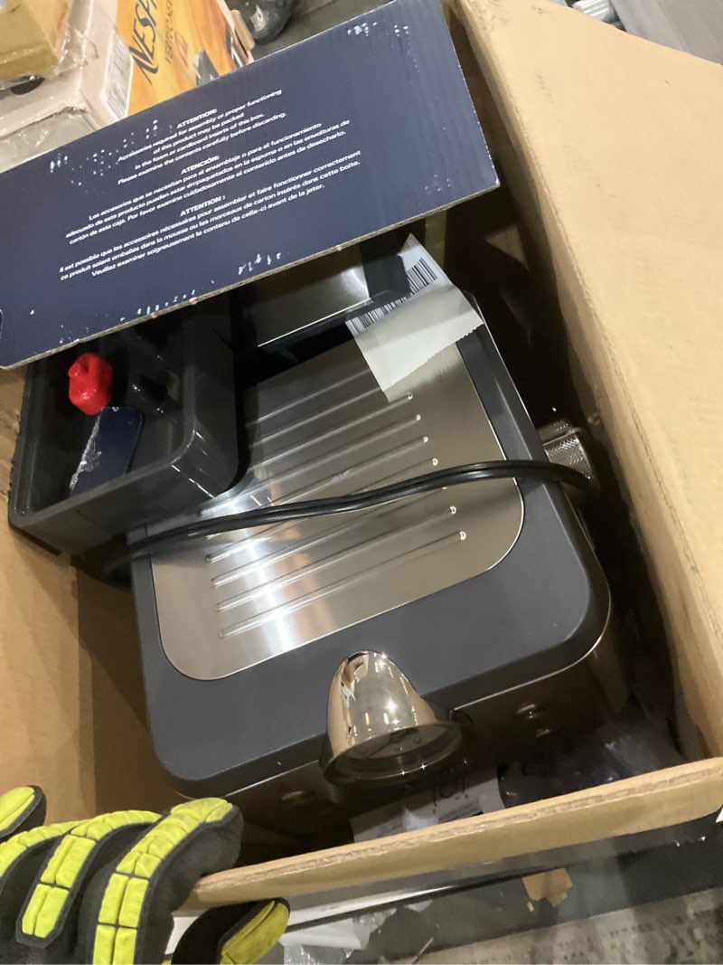 Condition photo showing As Is for De’Longhi Classic Espresso Machine with Milk Frother, 15-Bar Pump & Temperature Control - Barista Coffee Maker Kit for Espresso, Latte, Cappuccino & Iced